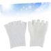 minkissy 2 Pairs Cracked Foot Socks Fingerless Gloves Open Toe Gel Socks Men Gel Toe Socks Five Toe Gel Socks Foot Care Supplies Moisturizing Socks Five Toes White Heel Cover - Buy Online on GoSupps.com
