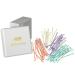 Hair -like hair clips (48 pieces | white salmon purple mint green | 5cm) including box for storage (box color: white)