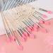 20pcs Silicone Lip Brush Set | Makeup Applicator for Lipstick & Eyeshadow | Durable & Easy to Use - Buy Online on GoSupps.com
