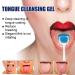 Probiotic Tongue Cleaning Gel Set with Tongue Scraper - Mint Oral Hygiene Brush, 2Pcs - Buy Online on GoSupps.com