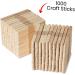 Craft Sticks Bulk Set - Natural Wood Popsicle Sticks for Waxing & Classroom Art Supplies - Kids Art Crafting Sticks - 4-1/2 x 3/8 in. (Pack of 1000) - Zipped Bag - Buy Online on GoSupps.com