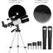 ESAKO Telescope for Kids & Astronomy Beginners  70mm Aperture Portable Telescopes with 3 Eyepieces  Height Adjustable Tripod & Phone Adapter Gift for Kids 30070 White - Buy Online on GoSupps.com