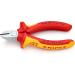 Knipex Diagonal Cutter chrome-plated insulated with multi-component grips VDE-tested 125 mm 70 06 125 Multi-component Grips Yellow/Red 1000 V 125 mm chrome-plated standard packaging
