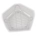 Yardwe Rabbit Toilet Rabbit Bedding Pet Toilet Bunny Bedding Rabbit Potty Hamster Potty Ceramics White 30X26X12.5cm White