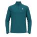 Odlo Men's Run Easy Warm_313262 Running Top with Zip XXL Saxony Blue Melange