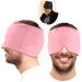 Tcare Cold Therapy Form Fitting Gel Ice Headache Migraine Relief Cap Ice Pack Eye Mask for Puffy Eye Tension Sinus Stress Relief - Buy Online on GoSupps.com