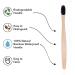 Natureverr Bamboo Toothbrushes - Eco-Friendly Biodegradable Natural Wooden Charcoal Toothbrush Set (4 Pieces) for Daily Use - Buy Online on GoSupps.com