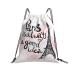 N Nebont Eiffel Tower Paris Drawstring Backpack Bag Cinch Sack Pack Sport Gym Yoga Waterproof Lightweight gifts packaging for Women Girls Adult One Size