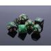 CREEBUY Polyhedral DND Dice Set - Green Mix Black Nebula Glitter Dice for D&D RPG Games - Buy Online on GoSupps.com