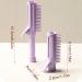 Quzente Volume Hair | Styling Hair Curling Tool | Curling Make Up Brush Roller Tool Curlers on Top of Head 2-in-1 Retractable Styling Comb Wavy Hair Products for Hair Salon Purple - Buy Online on GoSupps.com