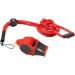 Fox 40 Sonik Blast CMG Whistle with Lanyard - Red/Black | Loud Safety Whistle - Buy Online on GoSupps.com