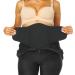 Lipo Foam Abdominal Compression Belly Ab Board 360 Bbl Post Surgery Tummy Tuck Recovery Liposuction Supplies after Lipo Medium Black