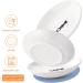 Dorakitten Ceramic Cat Food Plate - Non-Slip Mat, Stress-Relief Shallow Bowl for Kittens - Buy Online on GoSupps.com