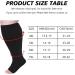 Toeless Compression Socks for Women & Men | 20-30 mmHg Wide Calf Support | Plus Size Knee High Medical Socks | Open Toe | Black 7XL - Buy Online on GoSupps.com