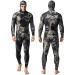 Nataly Osmann Camo Spearfishing Wetsuits Men 3mm /1.5mm Neoprene 2-Pieces Hooded Super Stretch Diving Suit Camo-3mm Large