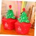 SHOWERORO Christmas Party Bag Fillers Stocking Stuffers Chocolate Boxes for Presents Candy Box Xmas Candy Bag Christmas Candy Box 8*8*15.5cm Red - Buy Online on GoSupps.com