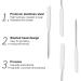 Buy Stainless Steel Makeup Spatula - Slanted Head Mixing Tool for Makeup & Nail Art - Perfect for Manicure Expert Techniques - Buy Online on GoSupps.com
