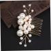 FRCOLOR the pearl comb wedding hair jewelry hair combs for women accessories bridal hair rhinestone hair accessories hair bling pearl hair clips the flowers bride alloy Hair Accessories - Buy Online on GoSupps.com