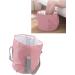 Collapsible Foot Bath Basin Double Layer Foot Bath Basin with Storage Bag Portable Travel Collapsible Foot Basin Folding Foot Bath Tub for Outdoor(pink) - Buy Online on GoSupps.com