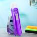 Yinkin Stainless Steel Tongue Scraper Set - 2 Pcs for Adults & Kids - Metal Tongue Brushes with Travel Cases - Reduces Bad Breath - Purple & Black - Buy Online on GoSupps.com