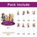 SKORDO 25pcs Tangled Birthday Decorations with 24pcs Rapunzel Cupcake Toppers 1pcs Cake Topper for Rapunzel Birthday Party Supplies - Buy Online on GoSupps.com
