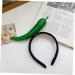 SKISUNO Chili Hair Hoop Headband Hair Accessories for Kids Chili Pepper Hat Chili Design Hair Hoop Fruit Man Elastic 1 count (Pack of 1) Green - Buy Online on GoSupps.com