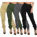 Women's Camo Cargo Lounge Pants - X-Large Black Camouflage Sweatpants with Pockets - Buy Online on GoSupps.com