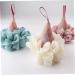 Housoutil Ice Cream Bath Ball - 2 Pcs Mesh Shower Puff & Loofah for Body Wash - Anti-Separation Polyester Sponge - Ideal for Men - International Shipping Available - Buy Online on GoSupps.com