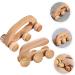 Magiclulu 2-Piece Wood Massage Roller | Back Massager & Foot Massage Device for Deep Tissue Relief - Buy Online on GoSupps.com