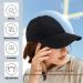 Criss Cross Ponytail Hat - Distressed Mesh Womens Baseball Cap Dad Hat in Sgx-black - Buy Online on GoSupps.com