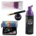 Lash Extension Cleaning Kit with Lash Extension Wash Shampoo Shampoo Brush & Silicone Brush Holder Portable Wand Brush Holder with Wand Brushes