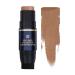SIIA Cosmetics Duo Face Sculpting Contour Bronzer Stick Dual-Use Applicator for Perfect Sculpt & Blend Natural Finish .32 Ounce (Suede)