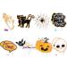 16Pcs Cake Toppers Halloween Cupcake Toppers Cake Insert Cards For Party Cake Decoration Halloween Cupcake Toppers - Buy Online on GoSupps.com