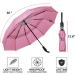 LANBRELLA Umbrella Windproof Travel Umbrella Compact Folding Reverse Umbrella E1.4 Pink 46 INCH - Buy Online on GoSupps.com