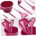 Beavorty 1 Set hairdressing tool Hair Coloring hair dye applicator tint color mixing bowl hair dye bowl hair tint brush Color Tint Hair Dye Cream Stirrer mixer household abs - Buy Online on GoSupps.com