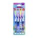 The Toon Studio Princess 4-Count Kids Toothbrush, Soft, Princess Little Mermaid, Cinderella, Snow White, Sleeping Beauty