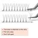 4D-C-0.10-8-15 Mix Pre Made Fan Eyelash Extensions - Russian Volume Lashes 0.07 0.10 Pre Fanned Long Stem C D Curl - 8-15 Mix & CG - Premade Fans Eyelash Extension - Buy Online on GoSupps.com