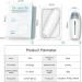 Hydra Needle 24 Derma Stamp Adjustable Microneedling Pin Length 0 1.5mm 24 Pins Derma Roller Serum Applicator Derma Pen for Anti-aging Hair Beard Growth Stimulation Brigthen Skin Tone - Buy Online on GoSupps.com