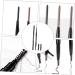 Healvian 6pcs 2 1 Eyebrow Makeup Tools Black Eyebrow Pencil Eye Brow Pencils Blond Pencil Longlasting Double - Buy Online on GoSupps.com