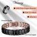 Vicmag Copper Bracelet for Men | Ultra Strength Magnetic Double Row | 99.99% Pure Copper | Adjustable with Tool & Gift Box (Black) - Buy Online on GoSupps.com
