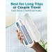 Sonic Electric Toothbrush for Adults and Kids - 5 Brushing Modes, 8 Replacement Heads, Smart Timer - Light Blue (1 count) - Buy Online on GoSupps.com