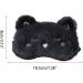 Zeiwohndc Plush White Dog Sleep Mask - Cute Cartoon Animal Design | Satin Lined Blindfold for Home & Travel - Buy Online on GoSupps.com