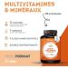 Multivitamins and Minerals | 25 Nutrients Including Vitamin A B C D E Zinc and Iron | 180 Tablets | Immunity Fatigue Hair Skin | Multivitamins for Men and Women | Made in France | Vitavea - Buy Online on GoSupps.com