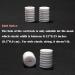 60pcs White Cord Locks for Masks - Adjustable Silicone Toggles & Plastic Beads for Ear Loops - Buy Online on GoSupps.com