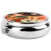 Colorful Sunflowers Round Pill Box Organizer - 3 Compartment Travel Pill Box for Easy Medication Storage - Buy Online on GoSupps.com