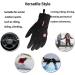 Buy Windproof Touchscreen Gloves for Men & Women - Perfect for Outdoor Activities Camping & Hiking | Slippery Black Design for Autumn & Spring - Buy Online on GoSupps.com