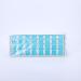 Monthly Pill Box Organizer 2 Times a Day AM PM Medicine Holder with 32 Compartments - Easy Open Design for Kids, Elderly, and Arthritic Hands - Cyan - Buy Online on GoSupps.com