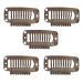 Buy Sharplace Weft Clips for Hair Extensions - 5/10/20pcs | Brown Hair Clips for Easy Styling - Buy Online on GoSupps.com