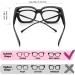 LVIOE Blue Light Filter Glasses for Eye Strain Relief - Over Glasses for All Users - Stylish Black Design - Buy Online on GoSupps.com