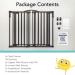 Toddleroo by North States 72 Deluxe Dcor Baby Gate - One-Hand Operation, Sturdy Safety Gate - Hardware Mount, Fits 38.3-72 Wide, 30 Tall, Matte Bronze - Buy Online on GoSupps.com